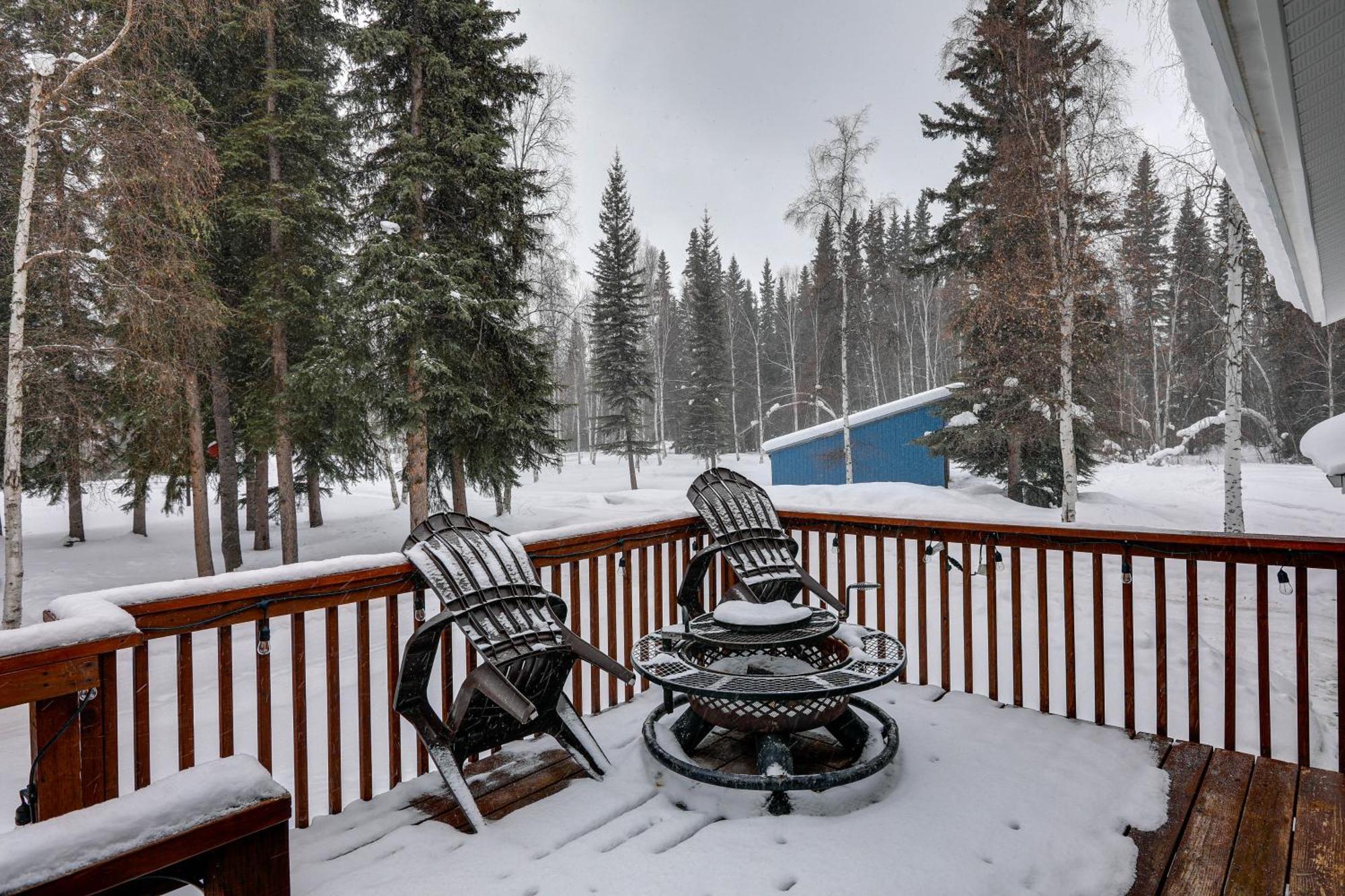 הוילה North Pole Escape With Deck And Aurora Lights Views! מראה חיצוני תמונה